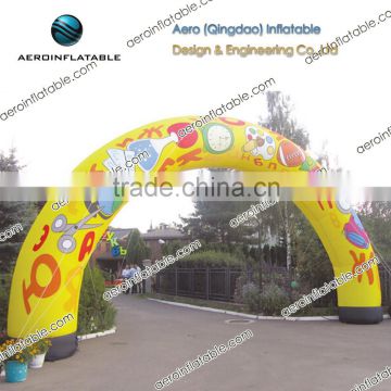 Circular inflatable arch/For christmas/winter/exhibition/advertising/commerce promotion/event/holiday/game/wedding/sport/racing