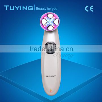 Portable Ultrasonic Color Photon Beauty Machine For Skin Care cav+rf+vacuum multifunctional device ion photon ultrasonic machine