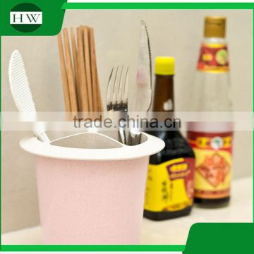 multipurpose eco plastic round table fork knife spoon chopsticks tableware storage case bin container box
