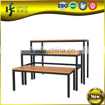 High quality metal and wood coffee table