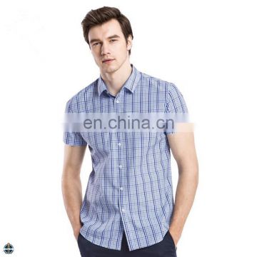 T-MSS017 Wholesale Stylish Mens Cheap Short Sleeve Office Dress Shirt