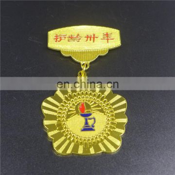 Top sale iron custom size pvc badge holder