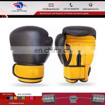 Leather Gel Boxing Gloves Fight Punch Bag Muay thai MMA Kickboxing Pad CHK