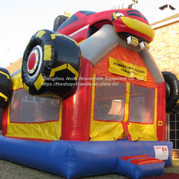Monster Truck Inflatable Bouncer/monster truck bounce house for sale