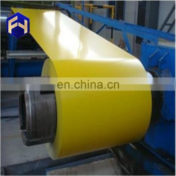 Plastic colour coated coild rolled steel coil with high quality