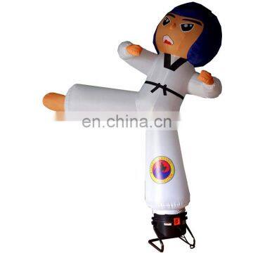 Customized Inflatable Karate Cartoon, Inflatable Taekwondo  Boy with  Logo For Advertising,Club Event