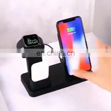 Wireless Charger 4 In 1 New Product For 2020 Wireless Charging Matt For Iphone/Watch/Earphone Universal Wireless Charger