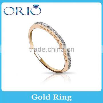 Gold Ring 9k CZ