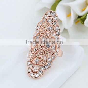Solid Copper Silver Plated Fashionable Ring Fashion Gift Jewellery For Women anillo para mujer esposa Muchachas