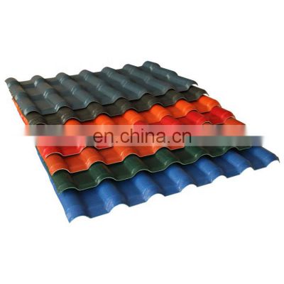 ASA Synthetic Resin Roof Tiles excellence Insulation Colonial Roofing PVC UPVC Spanish  for industry villa home