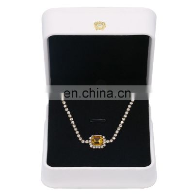 Supplier Promotion Rose Red Leather Boxes Jewelry Gift Box  Bangle Bracelet Pendant Packaging Box