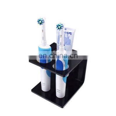 Black Electric acrylic Toothbrush Head Holder
