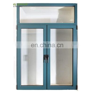 New design picture cheap aluminum double glass window and door price aluminum frame casement window for home