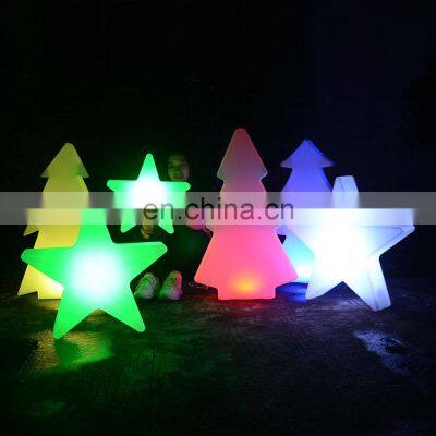 led lights Christmas /Outdoor house led night street light decor plastic tree/star/snow led Christmas lights wholesale