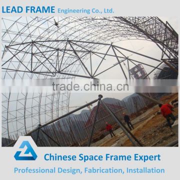 Wind resistant light steel structure space frame cement plant