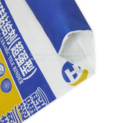 25kg 50kg Plastic Poly PP Cement Sack Woven Bags for Rice Flour Packing