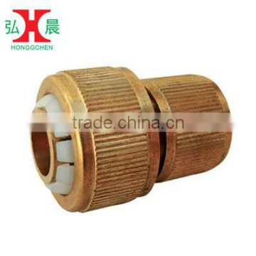 3/4''Garden Brass Hose Connector with Stop/Quick connector