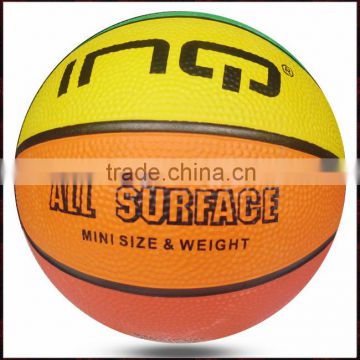 cheap mini size 1 colorful basketball for kids playing