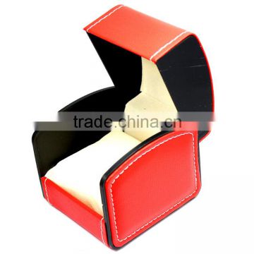 Cheap Leather Covering, Plastic Watch Box with Various Color