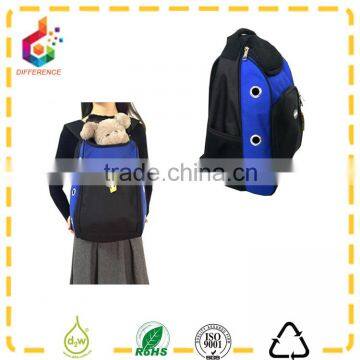 eco-friendly outdoor blue dog carrier bag