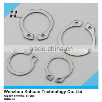 Stainless steel 304/65Mn GB894 retaining ring for shaft