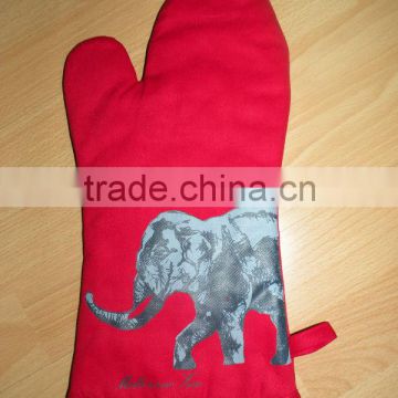 kitchen gloves,oven gloves ,cotton printed glove-2