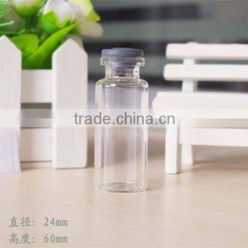24mm diameter clear glass bottles wholesale