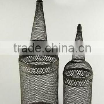 100011F-S/2 bottle-shaped metal wire plant holder