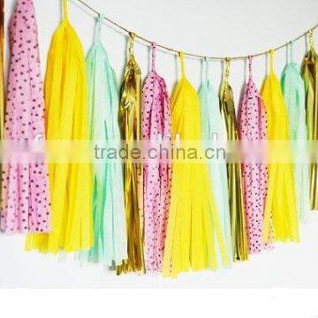 Party Favor Handmade Colourful Tassel Garland Kit For Sale