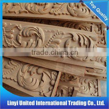 flower carved wood moulding