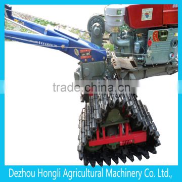 Mini farm crawler tractors with all kinds of attachments-plow, disc harrow,harvester