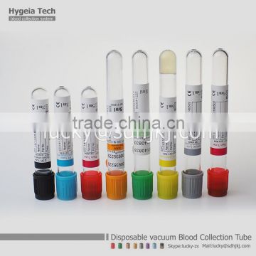 Medical vacutainer blood collection tubes