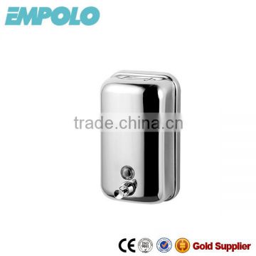 Mirror polished stainless steel hand liquid soap dispenser 6008
