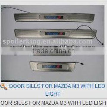 DOOR SILLS FOR MAZDA M3 WITH LED LIGHT