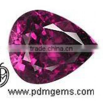 Rhodolite Semi Precious Gemstone Pear Cut For Diamond Ring From Manufacturer/Wholesaler