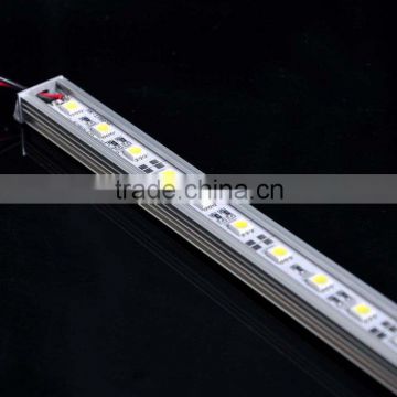 brightness led rigid strip bar light made in china 5050 60LEDsrigid bar IP67 led tube light aluminum led rigid strip