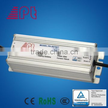 TUV approved Waterproof LED Driver PA-85700T LED Constant current power supply