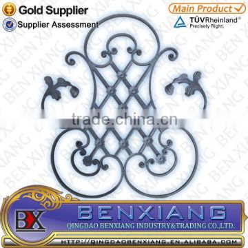 Wrought Iron rosette made by Qingdao BX 13.049for fence,gate& stairs