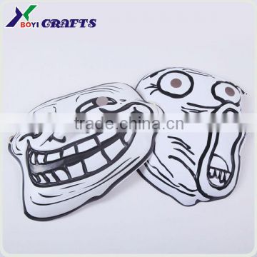 Funny White & Black Style, Cool Monster PVC Mask For Halloween