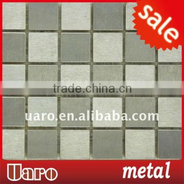 Simple mosaic pattern, metal mosaic tile for sale
