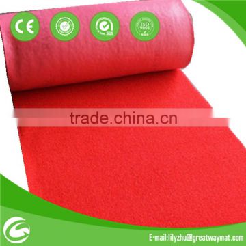 anti slip pvc coil red mat with backing
