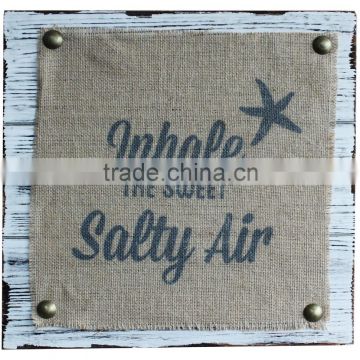 Chinese Products Wholesale Custom Burlap Wall Printing