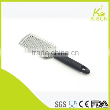 Different type stainless steel grater with plastic handle kitchen appliance