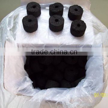 Circular Cylinder Shape Coconut Hookah(shisha) Charcoal Birquette