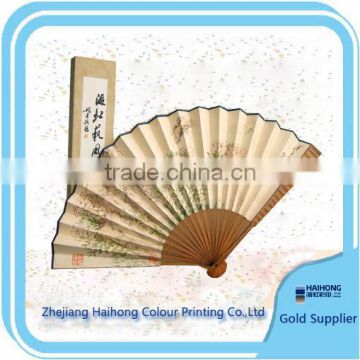 Fan painting paper printing OEM lower price high quality coloring