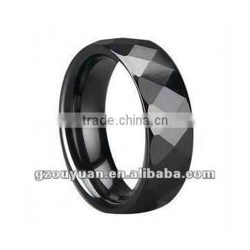 Oversized design multidimensional channal Ceramic ring/ 2012 hot sell design ring