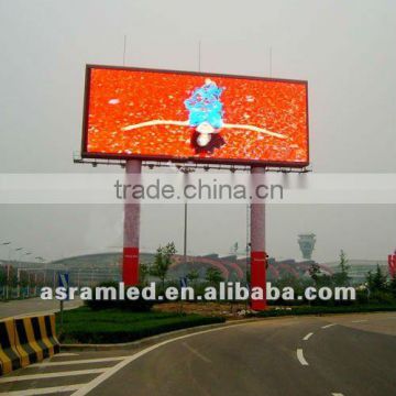 double side led screen / P16mm outdoor dual moudle LED display for advertising vidoe message