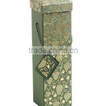 High Quality Christmas wine packaging tube paper gift box (High Quality,Fast Printing)