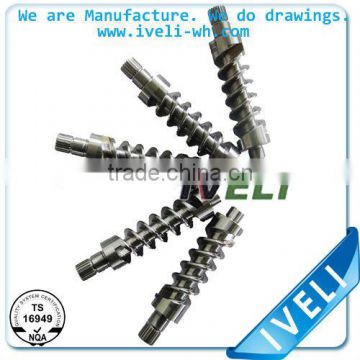 worm screw thread shaft made in china anhui wuhu