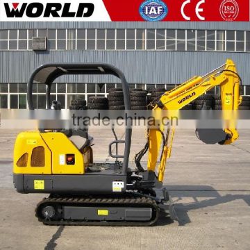 CE approved 1.8ton Excavating Digger with Canopy with Nachi Pump